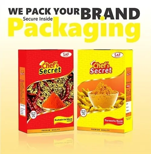 Chefs Secret Spice Packaging packaging and label design by GotechDigi