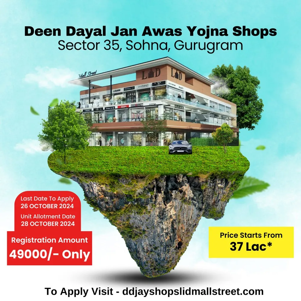 DDJAY shops, Sohna ad creative designed by GotechDigi