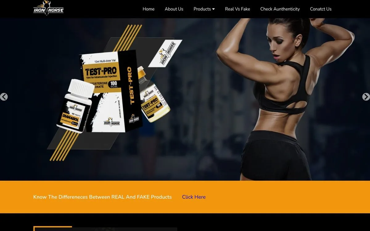 Iron Horse Pharmaceuticals website homepage designed by GotechDigi