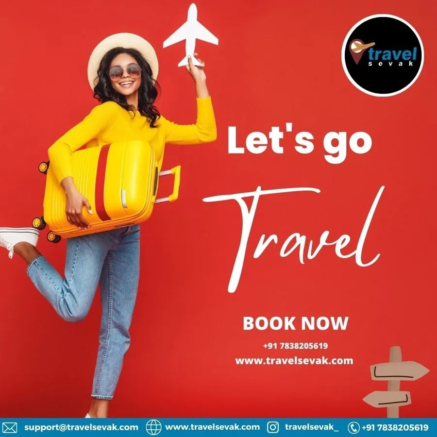 Travel Agency Lets Go Travel social media post designed by GotechDigi