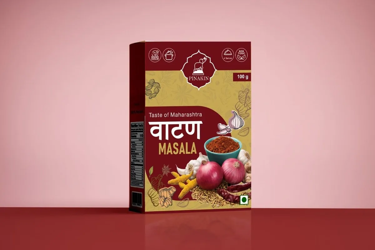 Vatan Masala Box packaging and label design by GotechDigi